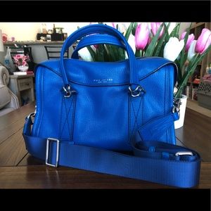 Marc Jacobs New York Medium Blue Satchel Handbag